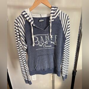 MV Sport Blue and White Women's Sweater